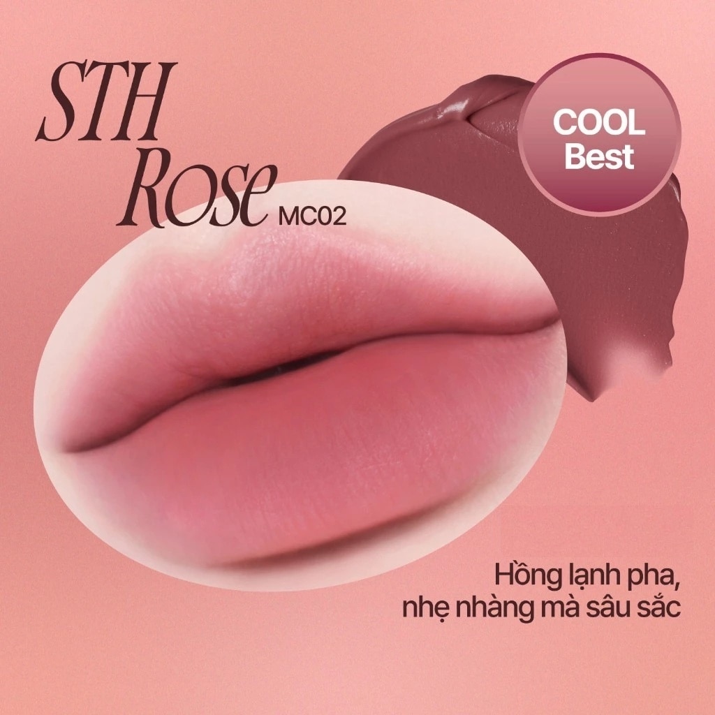 Fwee Rose Obsession Stay-Fit Lip Tint 4ml .#MC02 Sth Rose