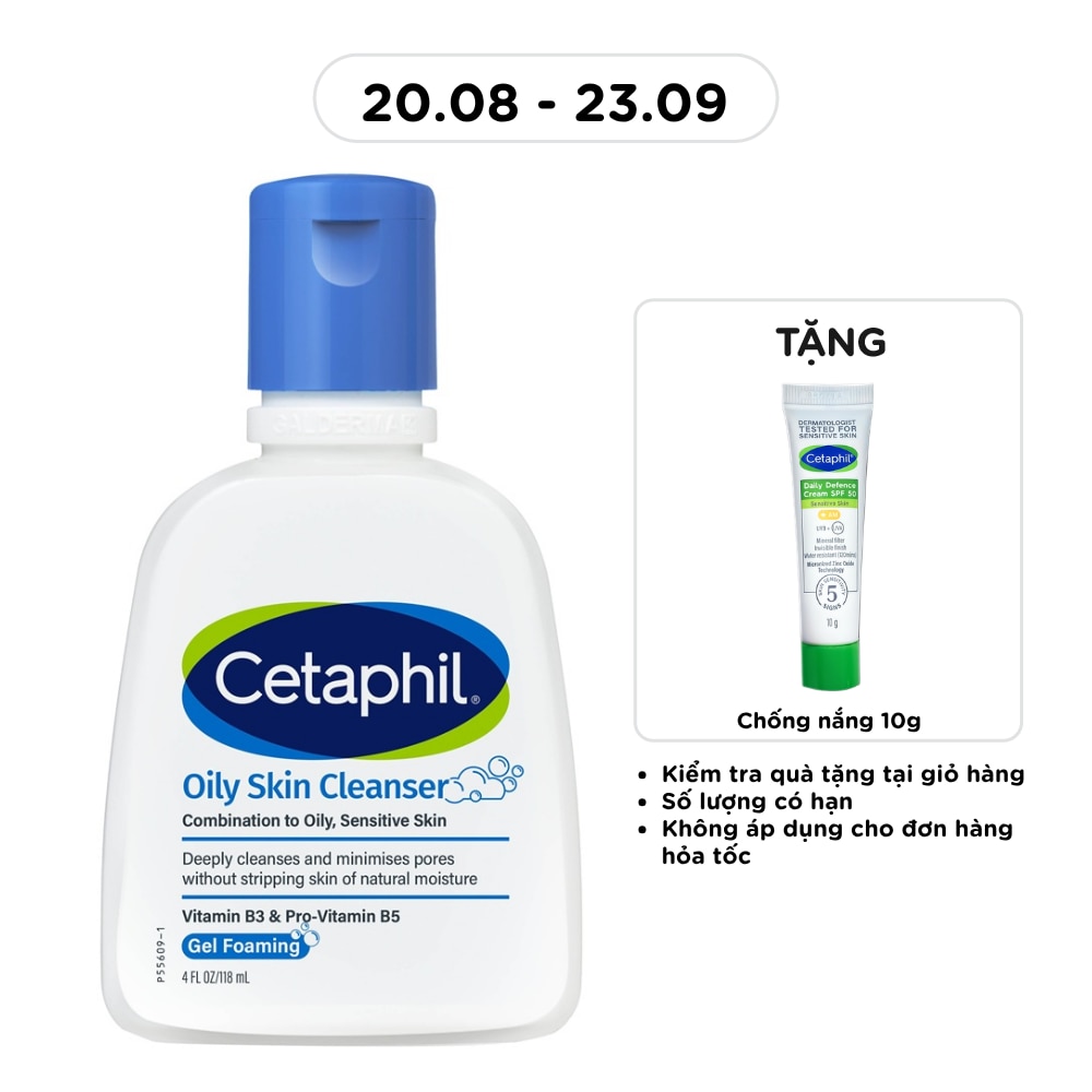 Sữa Rửa Mặt Cetaphil Oily Skin Cleanser 118ml image