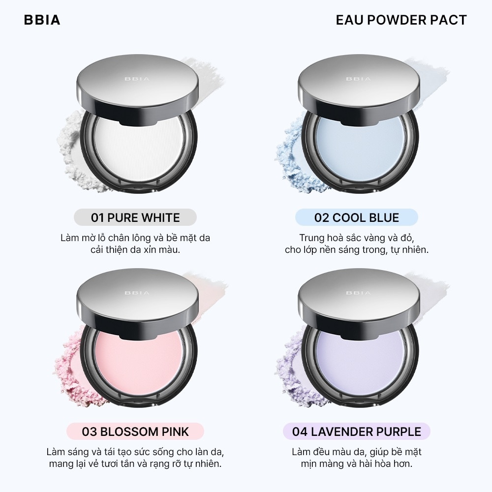 Bbia Eau Powder Pact 9g .#04 Lavender Purple