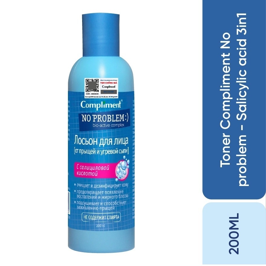 Compliment No Problem Salicylic Acid Toner 200ml