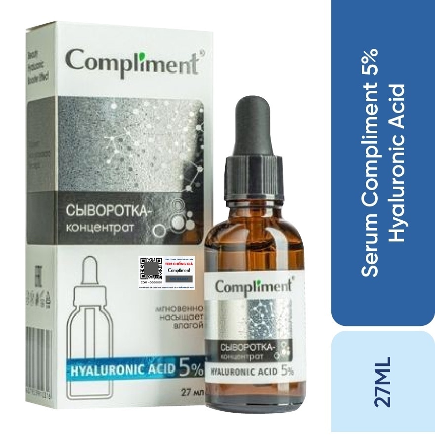 Compliment 5% Hyaluronic Acid Serum 27ml
