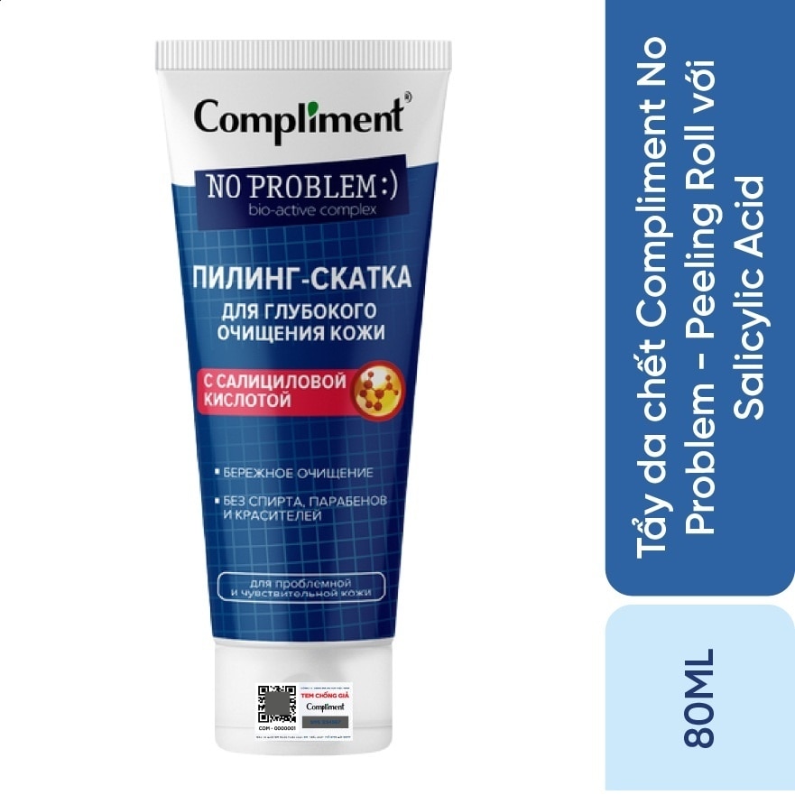 Tẩy Da Chết Compliment No Problem Peeling-Roll for Deep Skin Cleansing with Salicylic Acid 80ml image