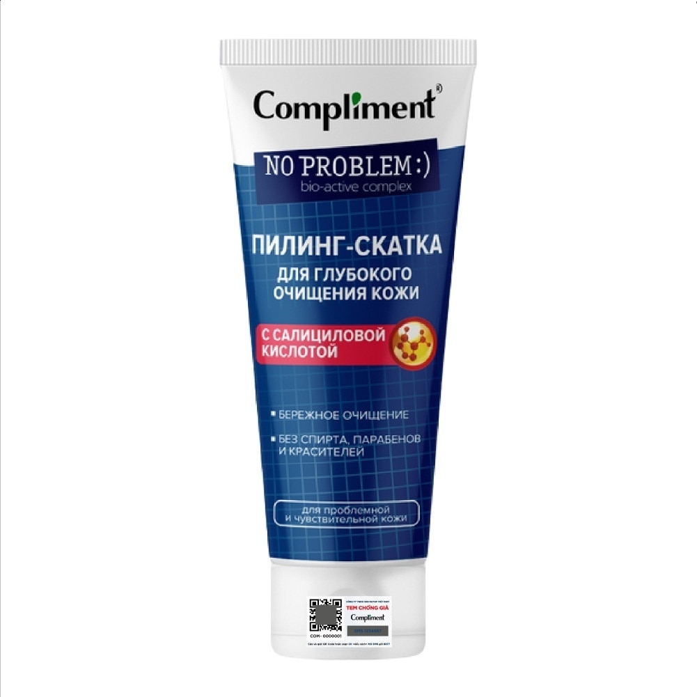 Tẩy Da Chết Compliment No Problem Peeling-Roll for Deep Skin Cleansing with Salicylic Acid 80ml image