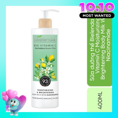 BIELENDA Bielenda Bio Vitamin C Moisturizing Brightening Body Milk with Niacinamide 400ml image