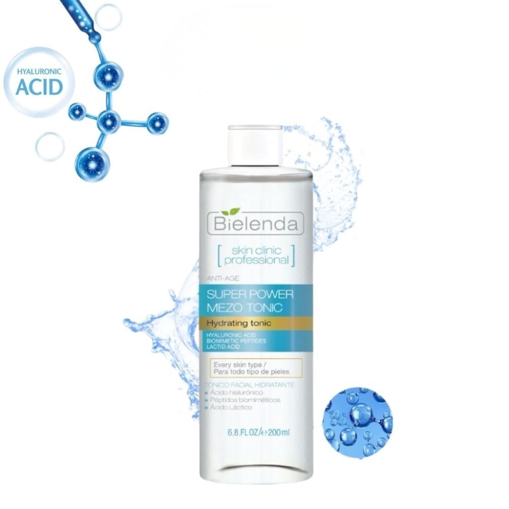Bielenda Skin Clinic Professional Face Tonic With Hialuronic Acid 200ml