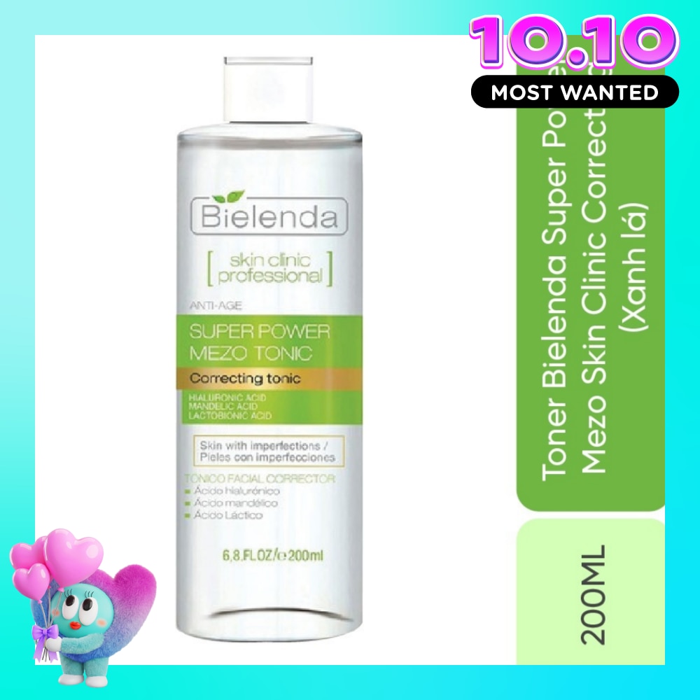 Bielenda Skin Clinic Professional Face Tonic With Mandelic Acid + Lactobionic Acid 200ml image
