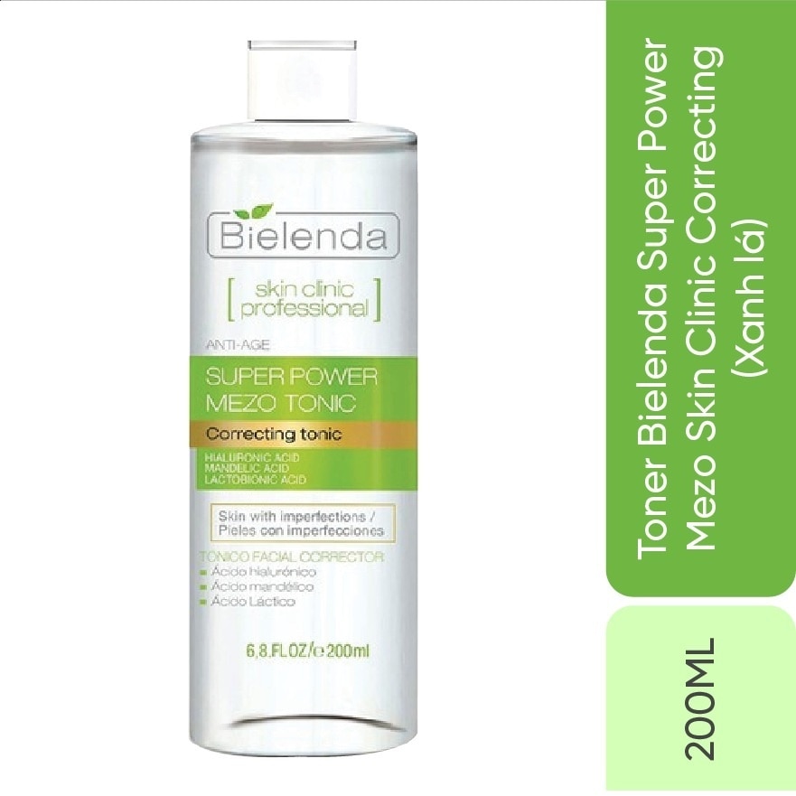 Bielenda Skin Clinic Professional Face Tonic With Mandelic Acid + Lactobionic Acid 200ml