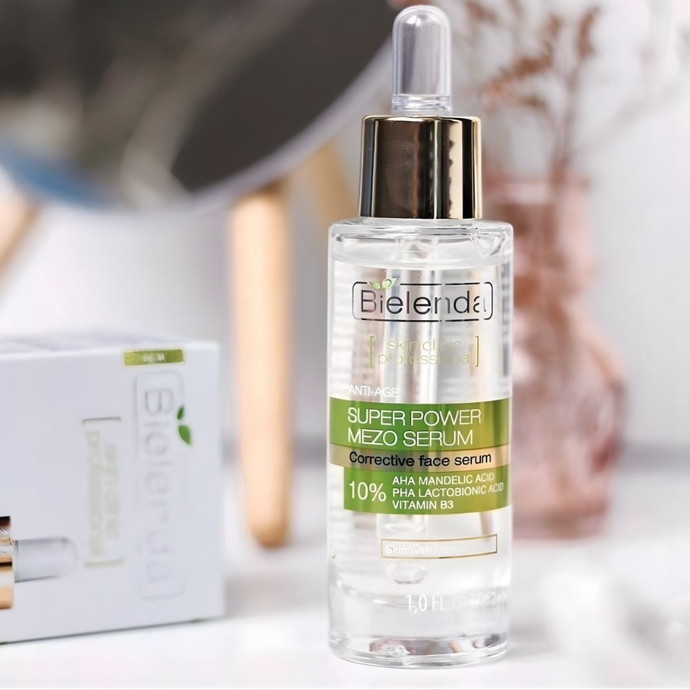 Tinh Chất Bielenda Giảm Mụn Nờ Thâm Super Power Mezo Serum With Mandelic Acid + Lactobionic Acid 30ml image