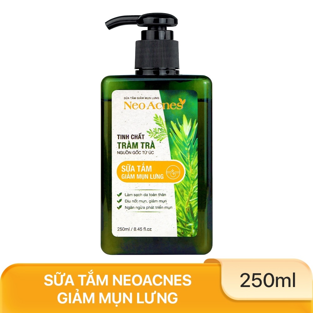 Sữa Tắm Giảm Mụn Lưng Neoskin Neo Acnes Chiết Xuất Tràm Trà 250ml image