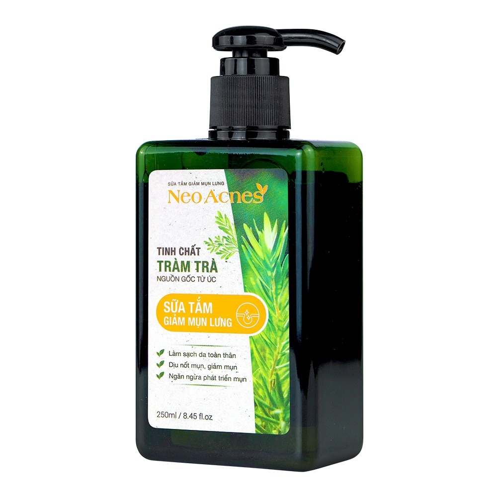 Sữa Tắm Giảm Mụn Lưng Neoskin Neo Acnes Chiết Xuất Tràm Trà 250ml image