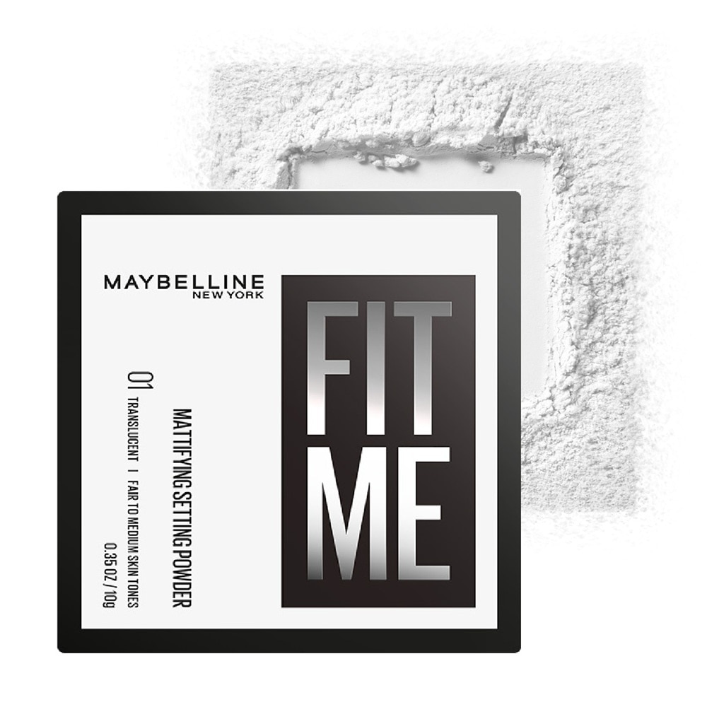 Maybelline Fit Me Mattifying Setting Powder 10g .#01 Translucent