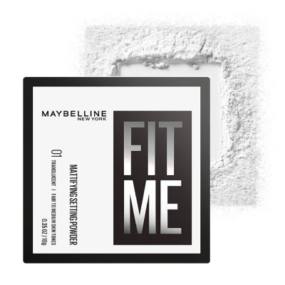 MAYBELLINE NEW YORK - Maybelline Fit Me Mattifying Setting Powder 10g .#01 Translucent