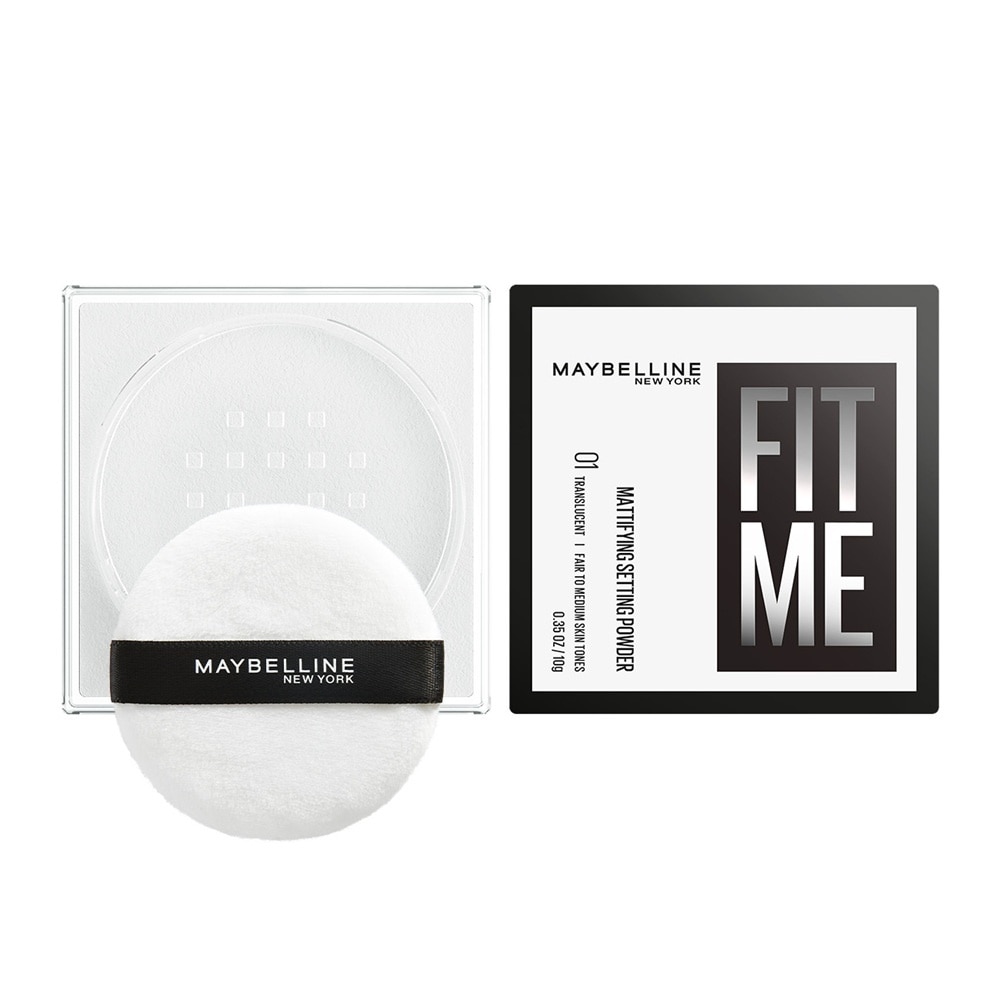 Maybelline Fit Me Mattifying Setting Powder 10g .#01 Translucent