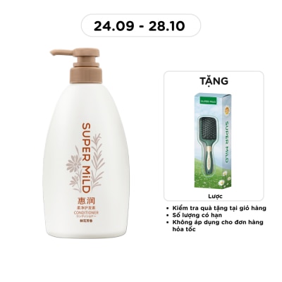 SUPER MILD Dầu Xả Super Mild Dịu Nhẹ Hương Hoa Tinh Tế 600ml image