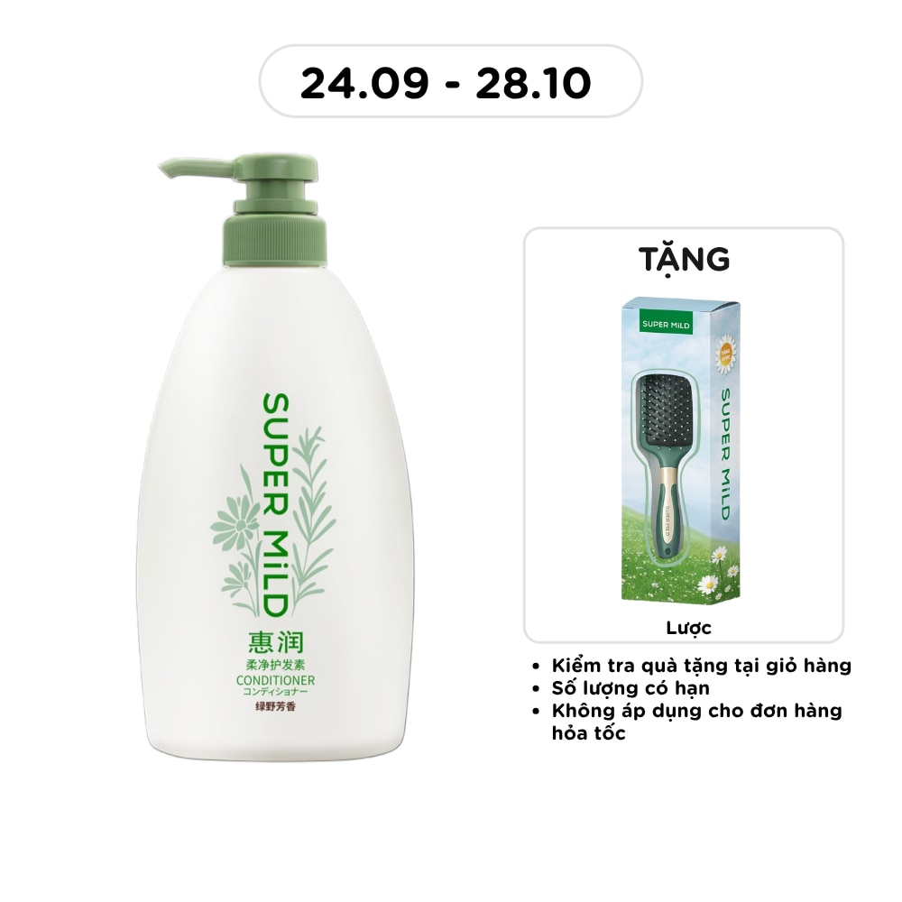 Dầu Xả Super Mild Dịu Nhẹ Hương Tươi Mát 600ml