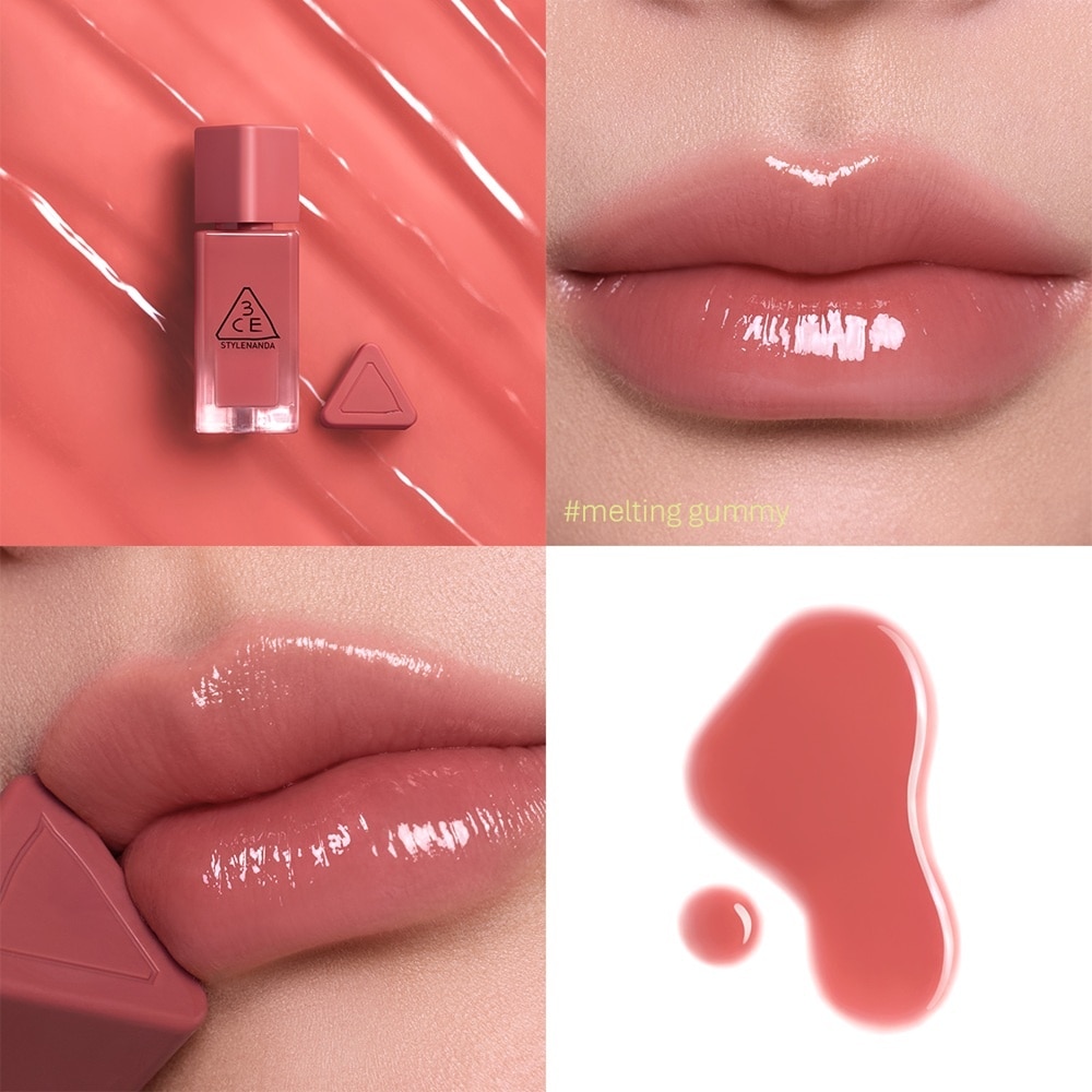 Son Bóng 3CE Gummy Oil Tint 4g .#02 Melting Gummy