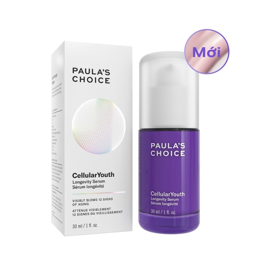 Tinh Chất Paula’s Choice Hỗ Trợ Giảm Nếp Nhăn, Săn Chắc Da CellularYouth Longevity Serum 30ml