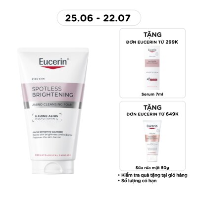 EUCERIN - Sữa Rửa Mặt Làm Sáng Da Eucerin Spotless Brightening Amino Cleansing Foam 150ml