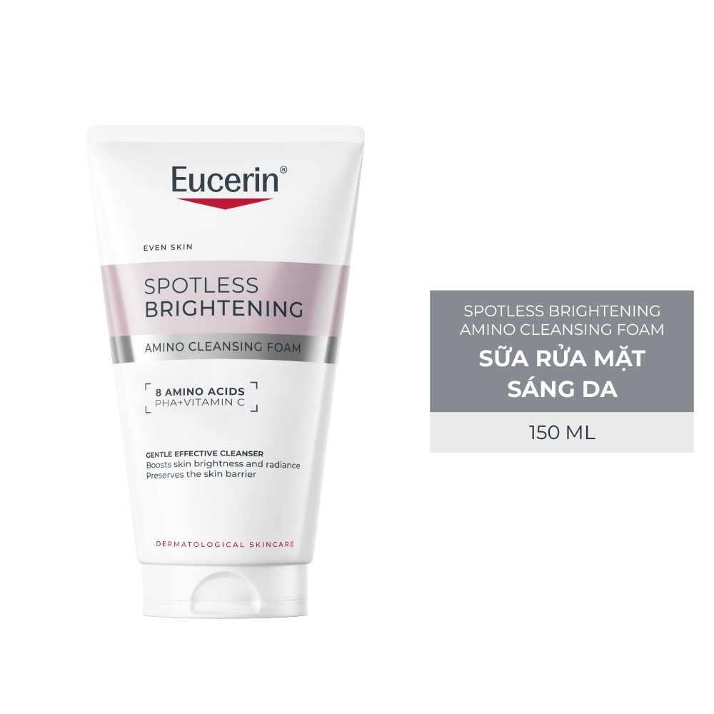 Sữa Rửa Mặt Làm Sáng Da Eucerin Spotless Brightening Amino Cleansing Foam 150ml image