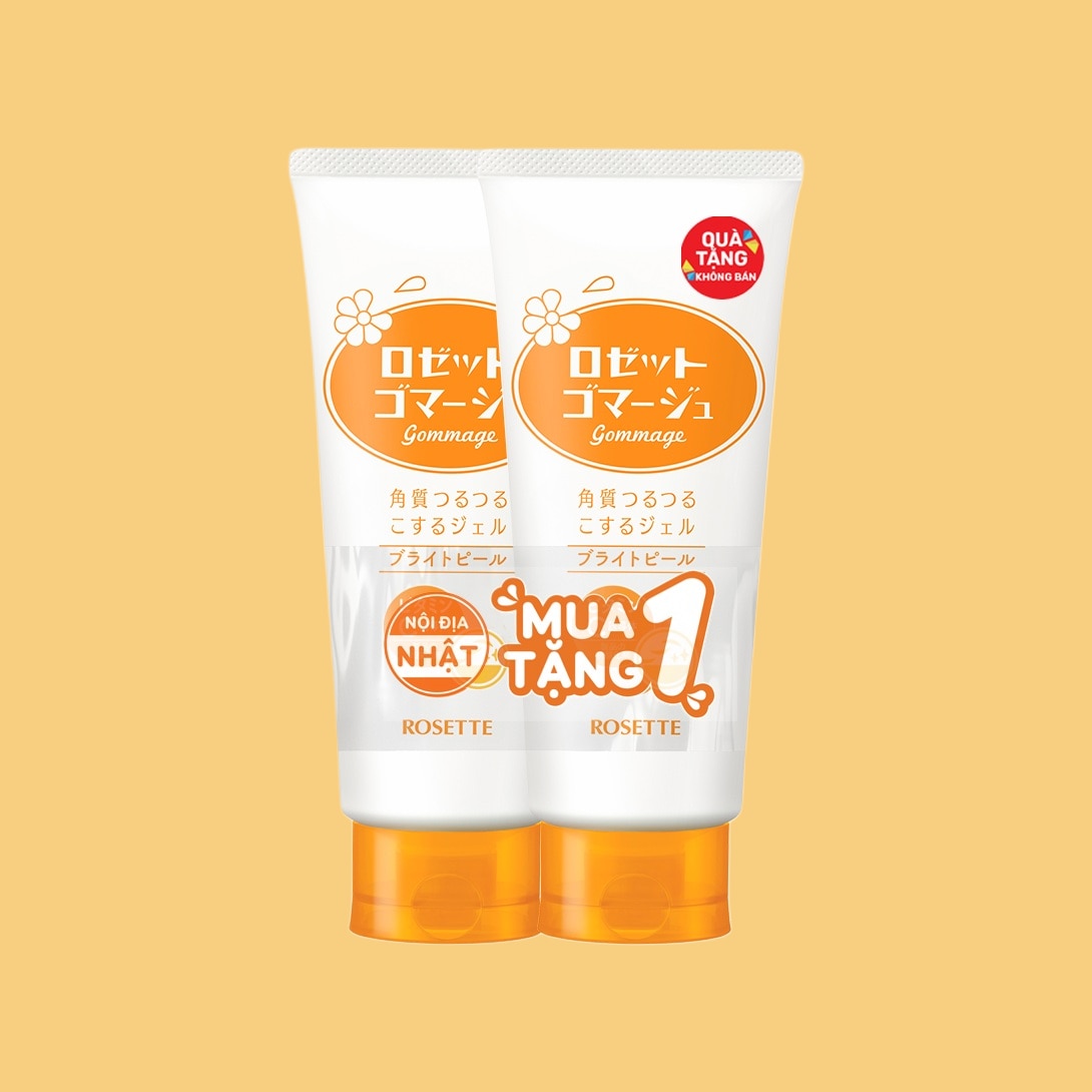 Combo 2 Tẩy Tế Bào Chết Rosette Gommage Bright Peel Dưỡng Sáng Da 180g image