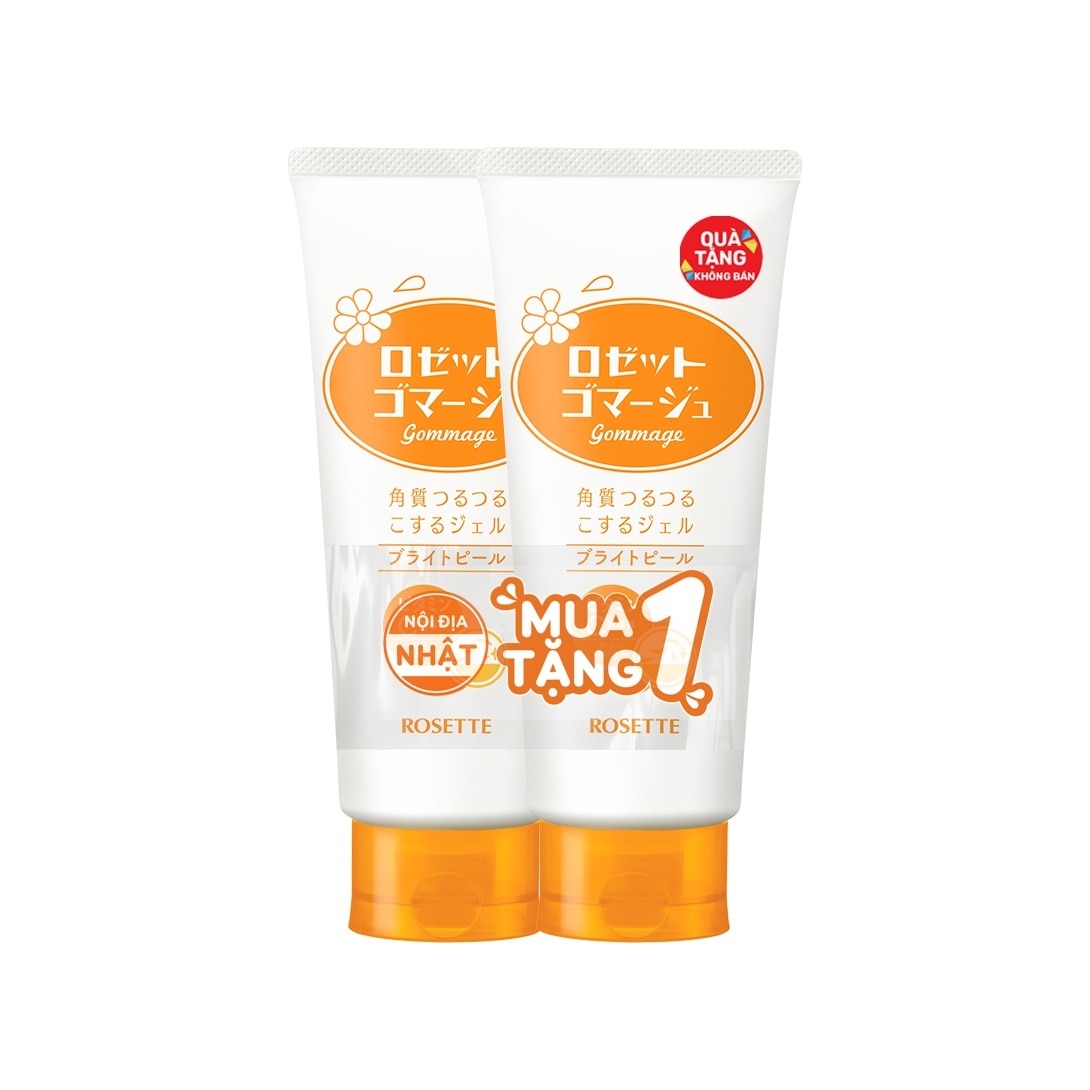 Combo 2 Tẩy Tế Bào Chết Rosette Gommage Bright Peel Dưỡng Sáng Da 180g