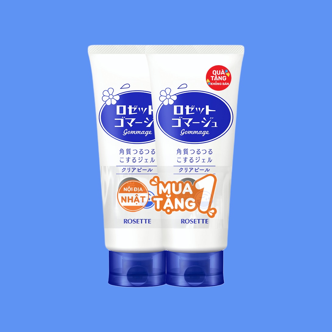 Combo 2 Tẩy Tế Bào Chết Rosette Gommage Clear Peel Thu Nhỏ Lỗ Chân Lông 180g image