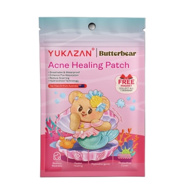 YUKAZAN - Yukazan Butterbear Acne Healing Patch (Mermaid Magic) 30pcs