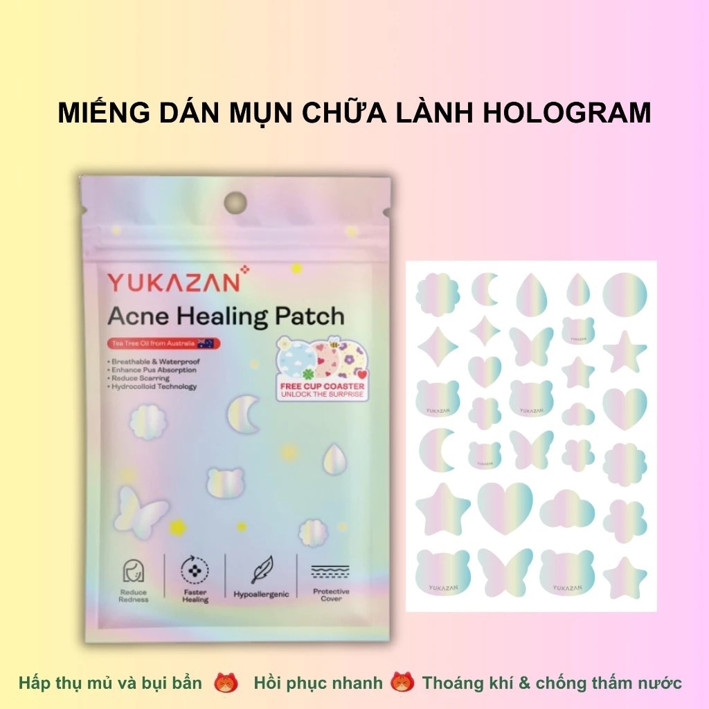 Yukazan Acne Healing Patch (Hologram) 30pcs