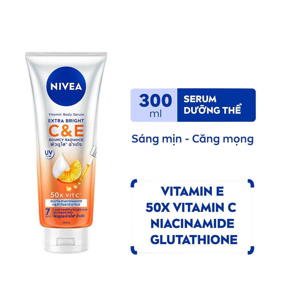 Nivea Vitamin Body Serum Extra Bright C & E 300ml image