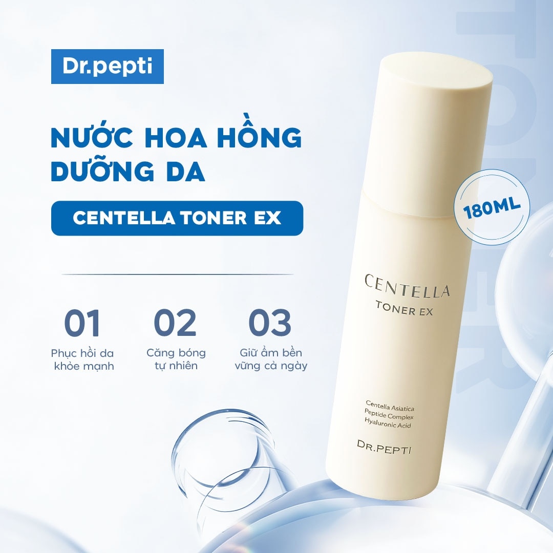 Nước Hoa Hồng Dr.Pepti Centella Toner Ex 180ml image
