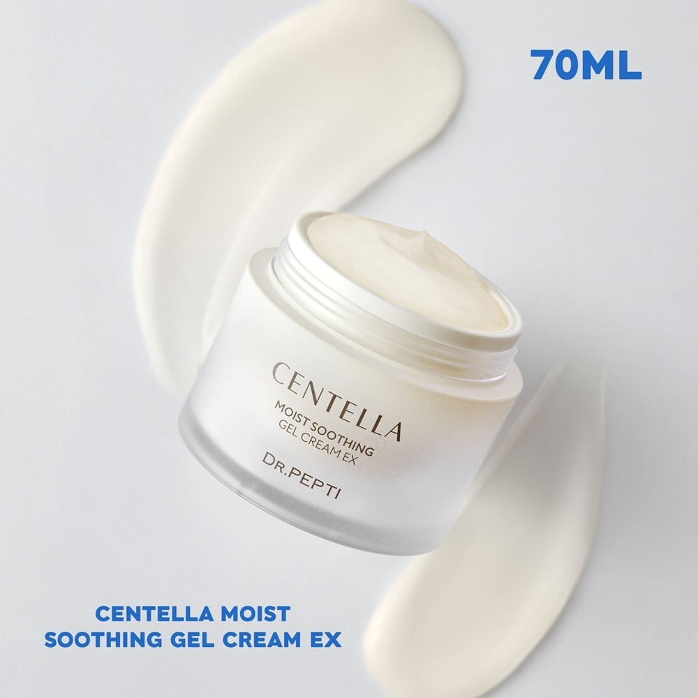 Kem Dưỡng Ẩm Dr.Pepti Centella Moist Soothing Gel Cream Ex 70ml image