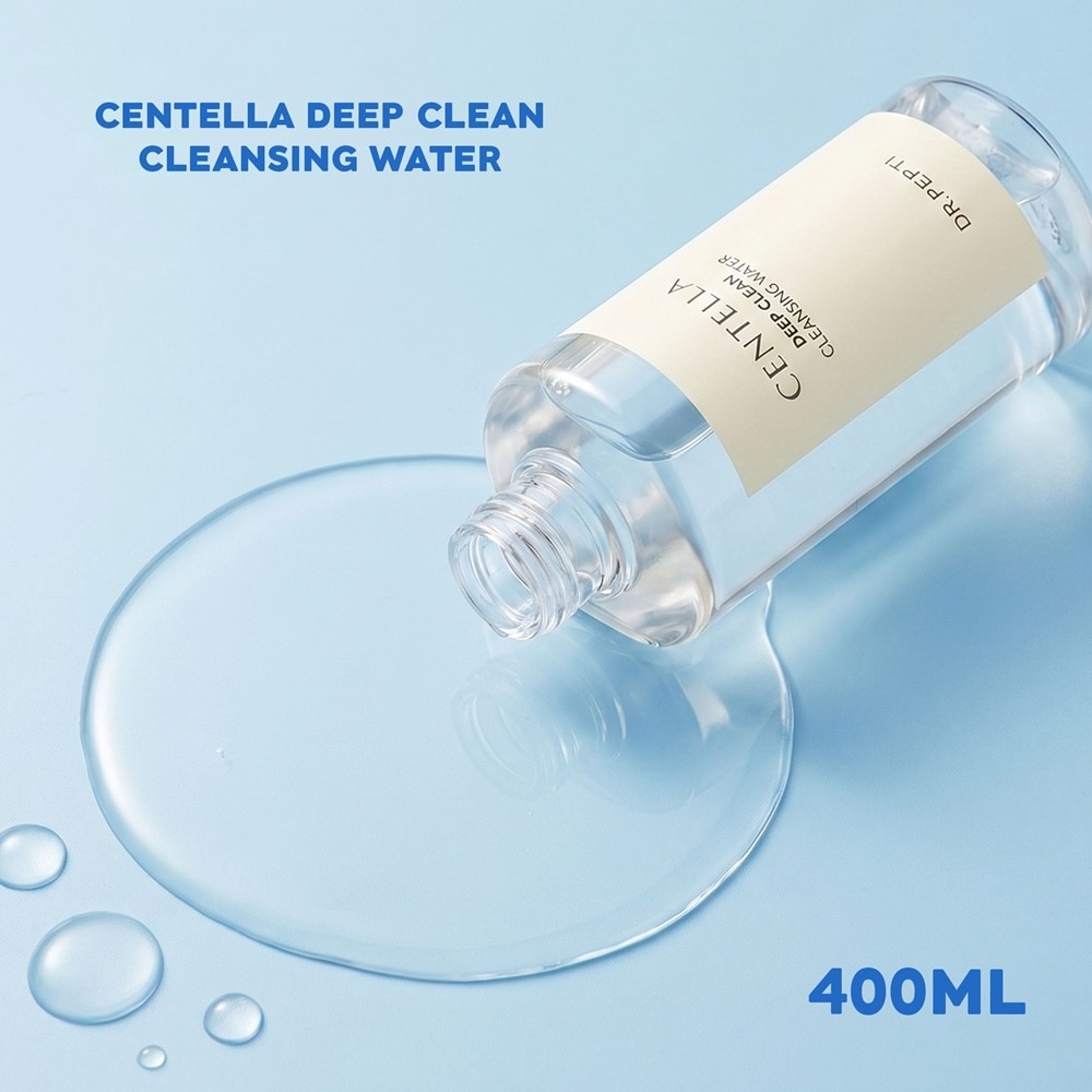 Nước Tẩy Trang Dr.Pepti Centella Deep Clean Cleansing Water 400ml image