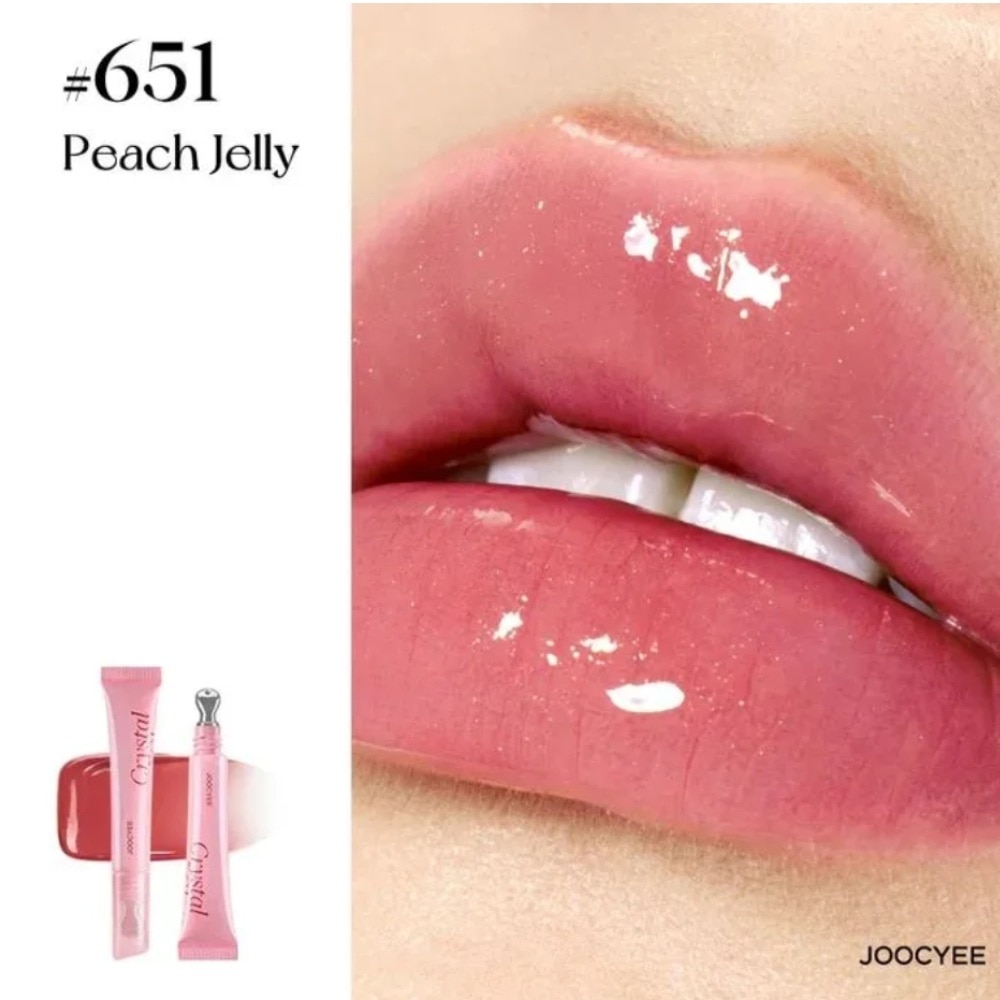 Joocyee Crystal Hydrating Gloss 8ml .#651 Peach Jelly image