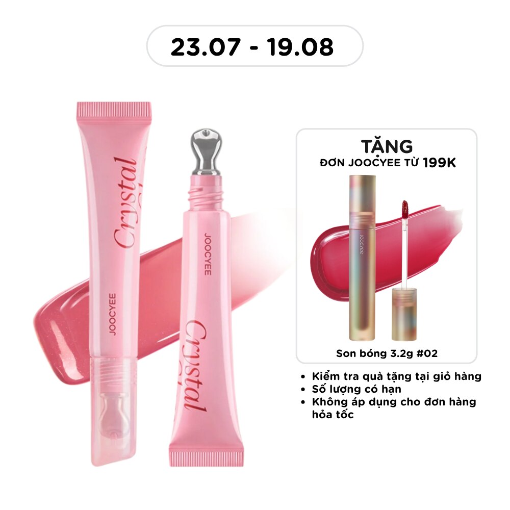 Joocyee Crystal Hydrating Gloss 8ml .#651 Peach Jelly image