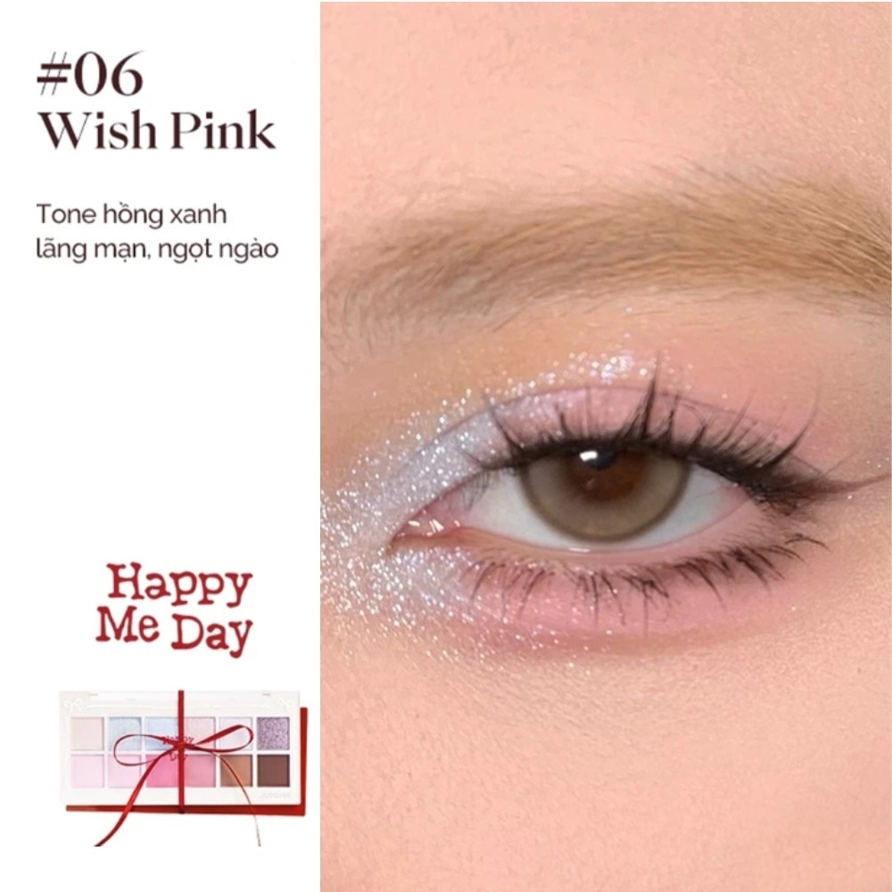 Joocyee 12 Shades Multi-Use Palette 14g .#06 Wish Pink image