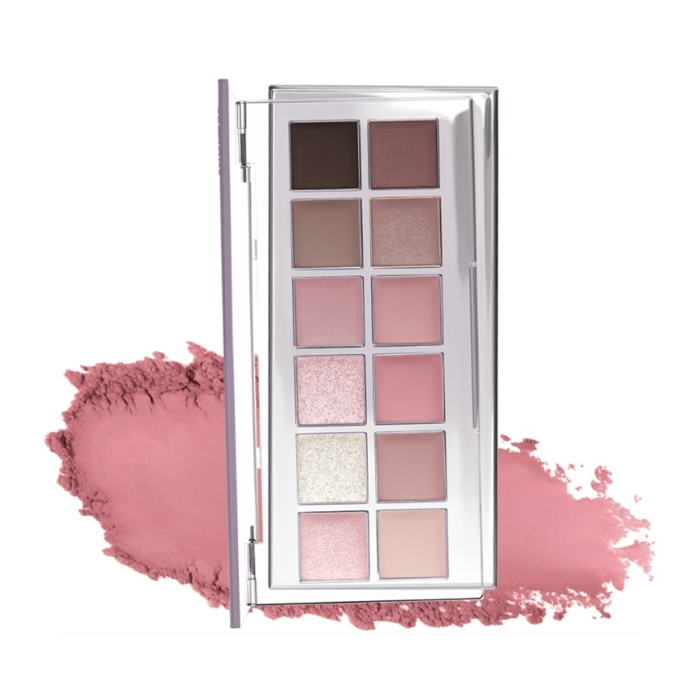 Bảng Phấn Mắt 12 Ô Joocyee 12 Shades Eyeshadow Palette 14g .#07 Pink Mist Isle image