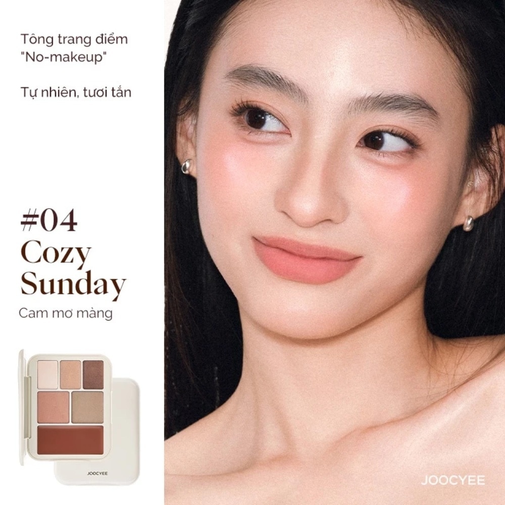 Bảng Trang Điểm Đa Năng Joocyee Lookbook Palette 13.5g .#04 image