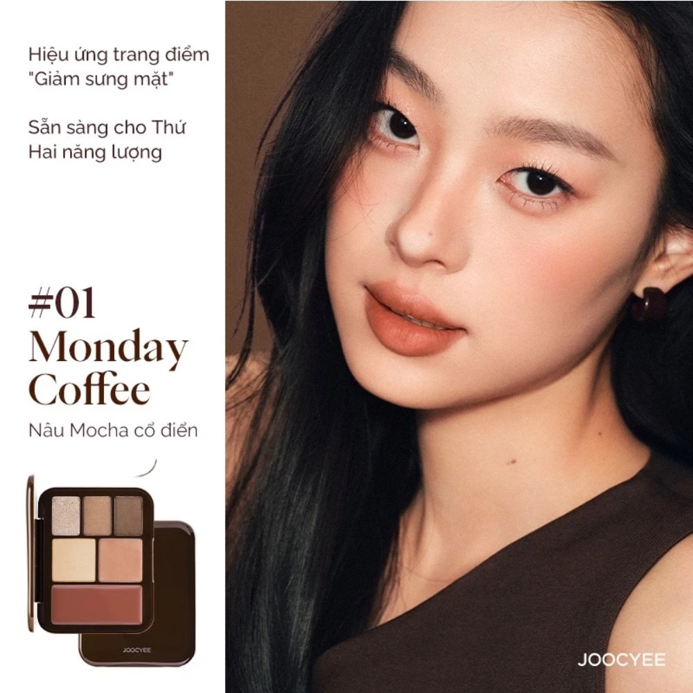 Bảng Trang Điểm Đa Năng Joocyee Lookbook Palette 13.5g .#01 image