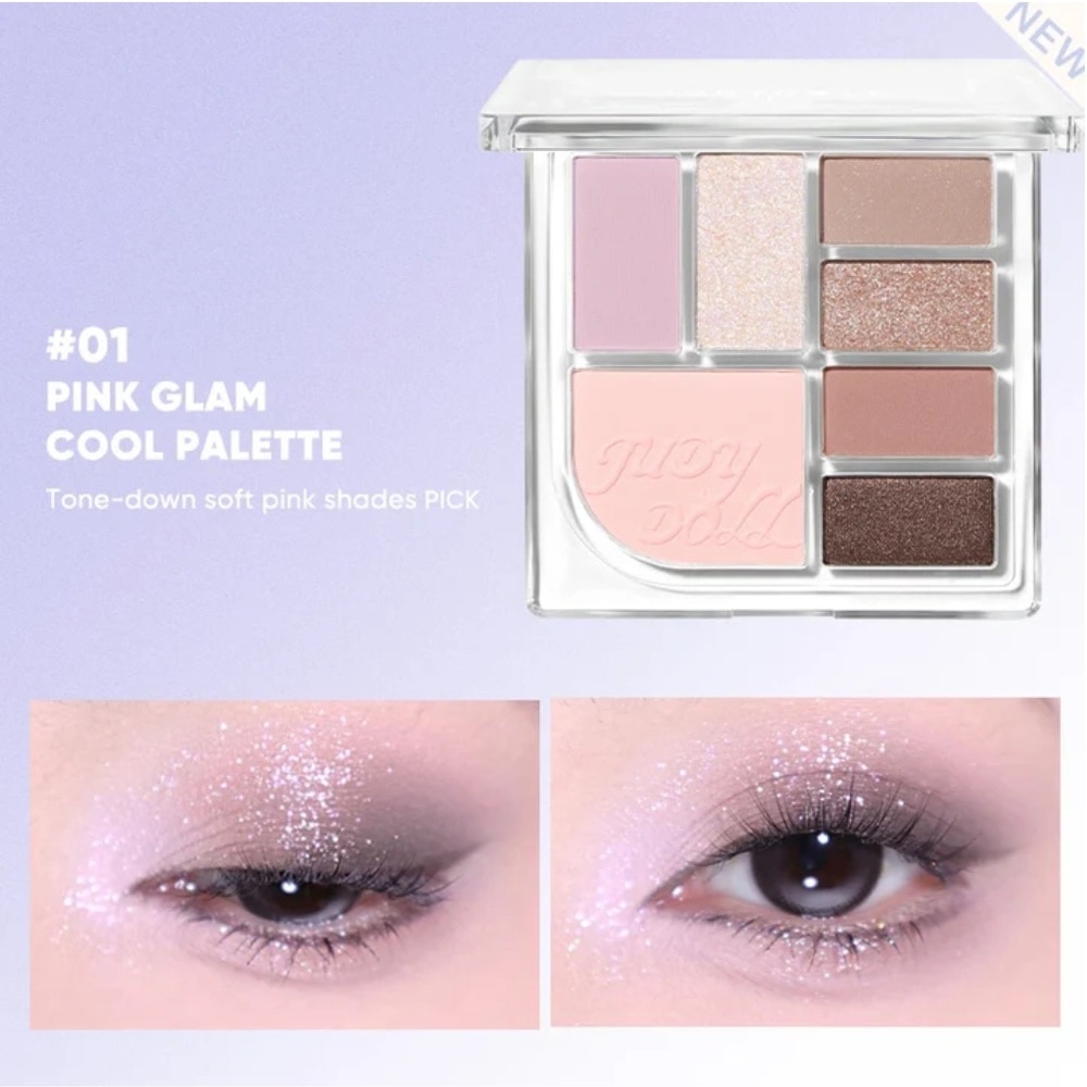 Bảng Phấn Mắt 7 Ô Đa Năng Judydoll Mood 7 Colors Eyeshadow 8.5g .#01 image