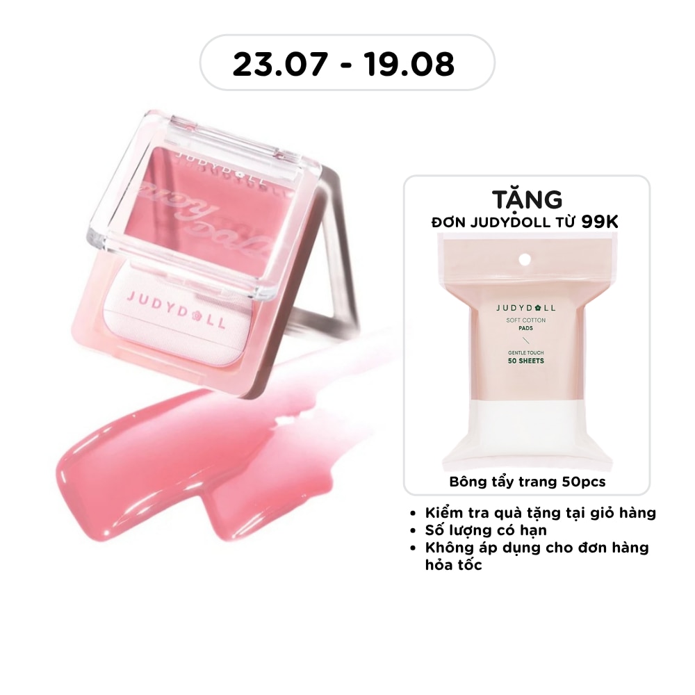 Má Hồng Kem Judydoll Glow Blush Balm 3g .#03