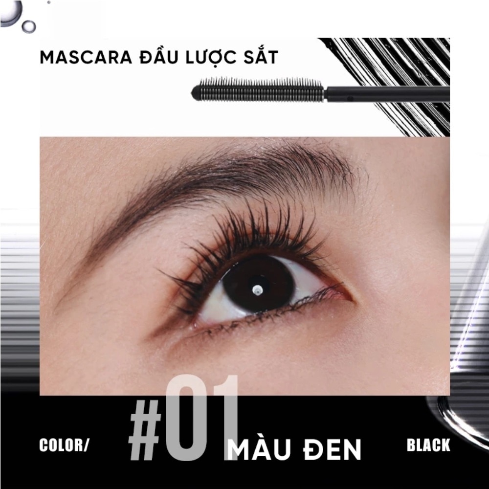 Mascara Judydoll Feather Lash Iron 3g .#01 Đen