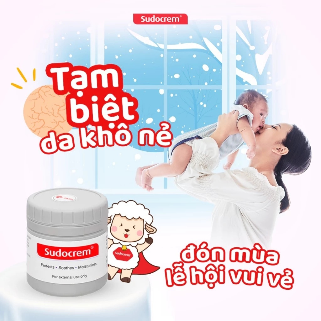 Kem Chống Hăm Tã Trẻ Em Sudocrem 60g image