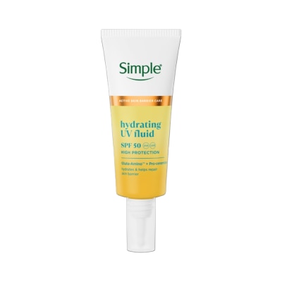SIMPLE - Kem Chống Nắng Dưỡng Da Trông Căng Mướt Simple Hydrating UV Fluid SPF50 PA++++ 40ml