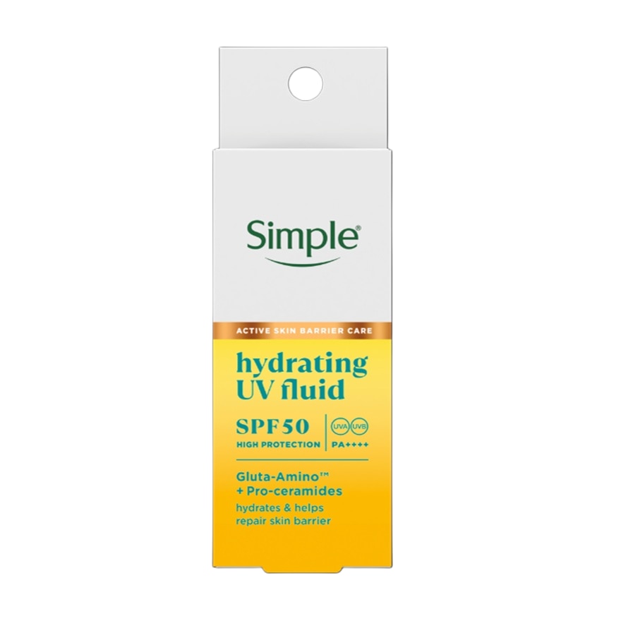 Kem Chống Nắng Dưỡng Da Trông Căng Mướt Simple Hydrating UV Fluid SPF50 PA++++ 40ml