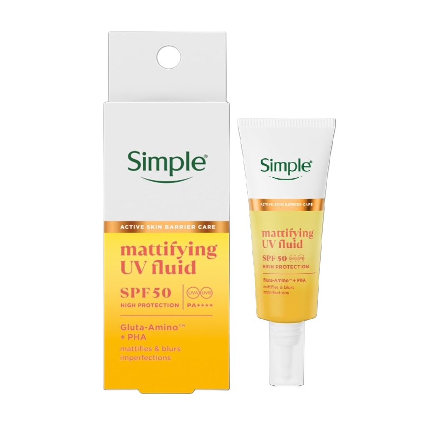 Kem Chống Nắng Kiềm Dầu Thoáng Mịn Simple Mattifying UV Fluid SPF50 PA++++ 40ml