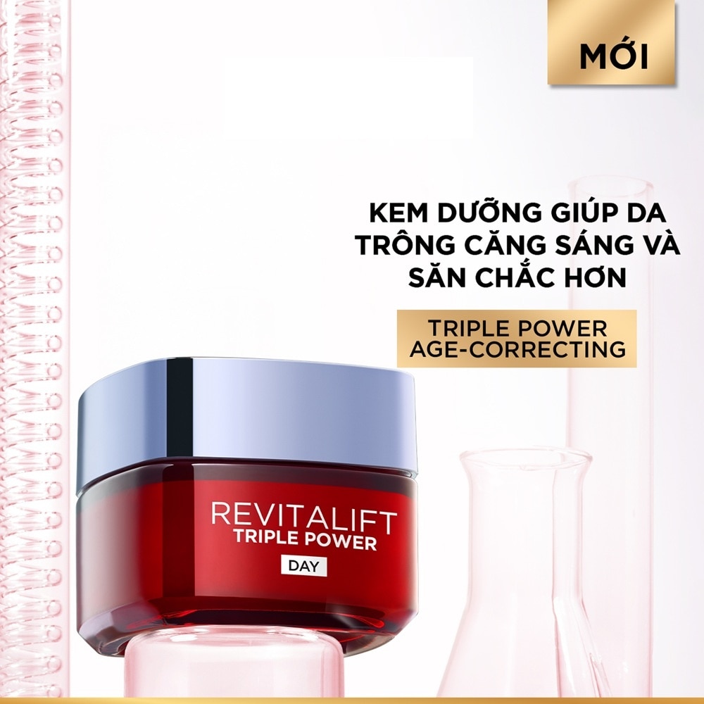 Kem Dưỡng Ban Ngày L'oréal Paris Revitalift Triple Power Age-Correcting Cream Day 50ml image