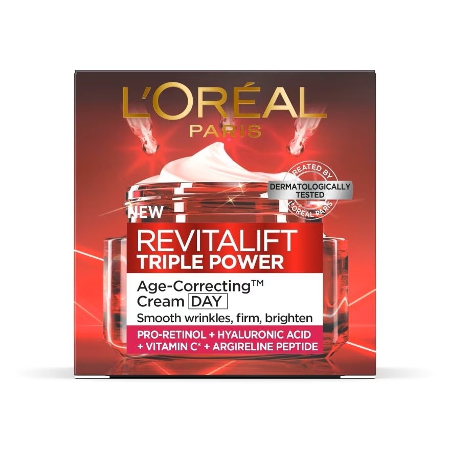 Kem Dưỡng Ban Ngày L'oréal Paris Revitalift Triple Power Age-Correcting Cream Day 50ml image