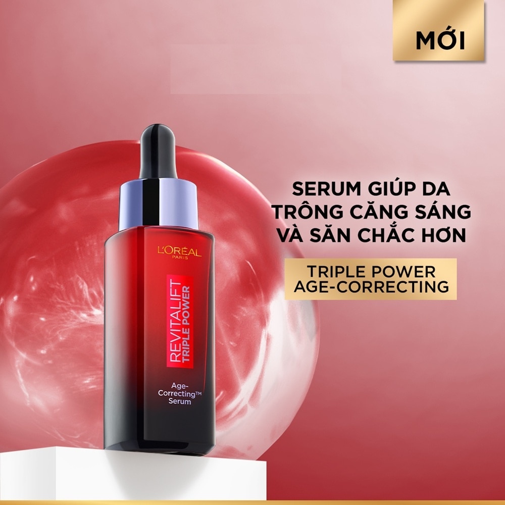 Dưỡng Chất Dưỡng Da L'oréal Paris Revitalift Triple Power Age-Correcting Serum 30ml image