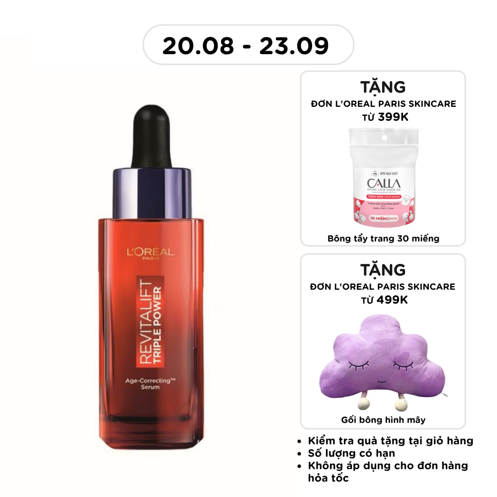 Dưỡng Chất Dưỡng Da L'oréal Paris Revitalift Triple Power Age-Correcting Serum 30ml image
