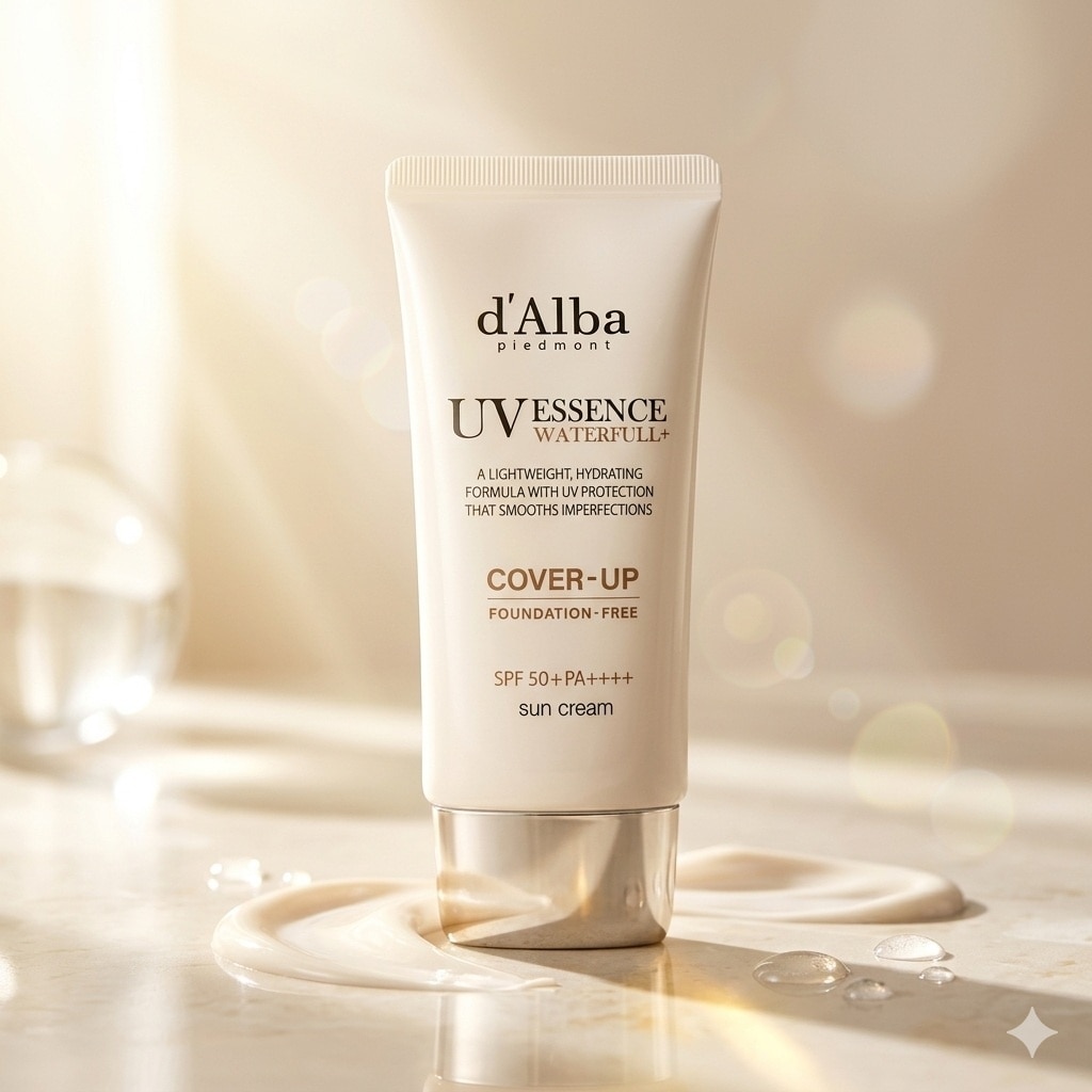 Kem Chống Nắng Nâng Tông d'Alba Waterfull Tone-Up Sun Cream (Cover Beige) SPF50+ PA++++ 50ml image